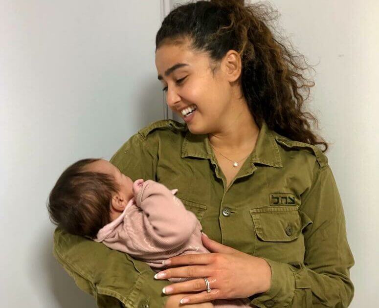 התגייסה למילואים בחודש תשיעי